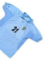 Load image into Gallery viewer, Uruguay FC Shirt Mens Med BlueFootball Soccer 2002 Home Polo Sports Diego Forlan