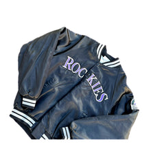 Load image into Gallery viewer, Colorado Rockies Jacket Men Medium Satin Coat MLB Baseball Vintage 90s Starter