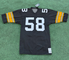 Load image into Gallery viewer, Vintage Sand-knit NFL Pittsburgh Steelers Jack Lambert 70s  80s Football Jersey