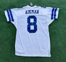Load image into Gallery viewer, VINTAGE Dallas Cowboys Troy Aikman NFL Apex One Jersey White Size XXL