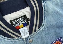 Load image into Gallery viewer, Vintage 90s Phoenix Suns Starter Via Sport Denim Jacket Size XL