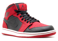 Load image into Gallery viewer, Nike Air Jordan 1 Mid Reverse Bred Black Red Shoes Men 554724-660 GS 554725-660