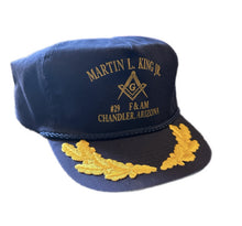 Load image into Gallery viewer, Vintage 80s 90s MLK Martin Luther King Jr. Blue Snapback Rope Hat Adjustable