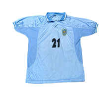 Load image into Gallery viewer, Uruguay FC Shirt Mens Med BlueFootball Soccer 2002 Home Polo Sports Diego Forlan