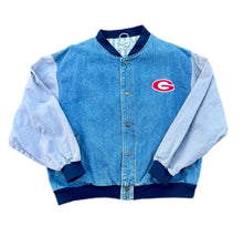 Load image into Gallery viewer, NCAA Georgia Bulldogs Denim Jean Jacket XL Vintage