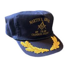 Load image into Gallery viewer, Vintage 80s 90s MLK Martin Luther King Jr. Blue Snapback Rope Hat Adjustable