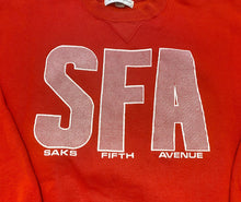 Load image into Gallery viewer, Vtg 90s Russell Saks Fifth Avenue Faded Sweatshirt M USA Designer NYC Grunge 80s