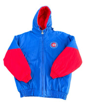 Load image into Gallery viewer, Vintage Logo 7 Chicago Cubs Jacket Men's Large Pullover Full Zip Puffer MLB Blue