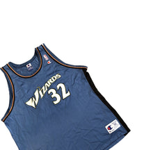 Load image into Gallery viewer, Vintage Champion Washington Wizards Richard Hamilton Jersey Men’s 2XL (52) Blue