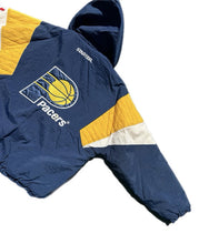 Load image into Gallery viewer, Vintage 90s Starter NBA Indiana Pacers 1/2 Zip Winter Puffer Parka Jacket Mens L