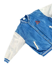 Load image into Gallery viewer, Vintage Phoenix Coyotes Denim Jacket Lee Sport NHL Hockey Jean 90s XL