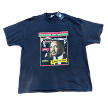 Load image into Gallery viewer, Vintage 90s MLK Martin Luther King Jr Malcolm X Rap Tee T Shirt Black 3XL