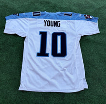 Load image into Gallery viewer, Vince Young Tennessee Titans Authentic White Reebok Jersey Size 48 100% REAL