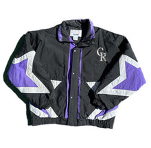 Load image into Gallery viewer, Vintage Starter Black Colorado Rockies MLB Full Zip  Puffer Jacket M Medium Rare