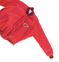 Load image into Gallery viewer, Arizona Cardinals Vintage Chalk Line NFL Red Satin Varsity Jacket Size L Large