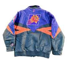 Load image into Gallery viewer, Vintage Phoenix Suns Pro Player Leather Jacket Mens Small Jeff Hamilton