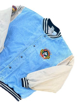 Load image into Gallery viewer, Vintage Disney Mickey Mouse 1928 League Denim Bomber Varsity Jacket Size XXL