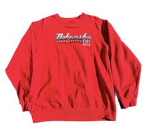 Load image into Gallery viewer, Nebraska Cornhuskers Mens Sweater XL Red Vintage Football Crewneck Sweatshirt