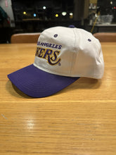 Load image into Gallery viewer, Vtg Los Angeles Lakers Sports Specialties Snapback Hat NBA Script The Twill LA