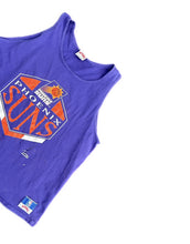 Load image into Gallery viewer, Vintage Phoenix Suns Tank Top Mens Size XL Purple Nutmeg Sportswear Made In USA