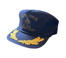 Load image into Gallery viewer, Vintage 80s 90s MLK Martin Luther King Jr. Blue Snapback Rope Hat Adjustable