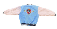 Load image into Gallery viewer, Vintage Disney Mickey Mouse 1928 League Denim Bomber Varsity Jacket Size XXL