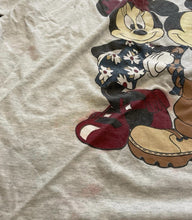 Load image into Gallery viewer, Vintage 90s Disney Mickey And Minnie Double Sided Florida Print T Shirt Size 2XL
