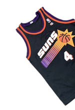 Load image into Gallery viewer, Vintage Champion Phoenix Suns #4 M.Finley Black Jersey Size 40 M Medium