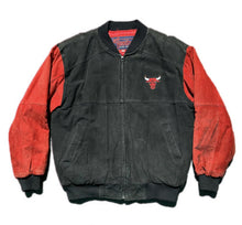 Load image into Gallery viewer, Vintage Jeff Hamilton Pro Sport Chicago Bulls NBA Leather  Jacket Size Medium