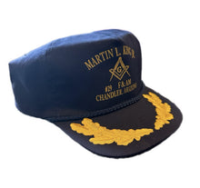 Load image into Gallery viewer, Vintage 80s 90s MLK Martin Luther King Jr. Blue Snapback Rope Hat Adjustable