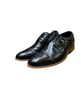 Load image into Gallery viewer, Stacy Adams Mens Black Leather Cap Toe Lace Up Oxford Dress Shoes Size 10