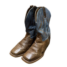 Load image into Gallery viewer, Ariat Mens Cowboy Boots 10.5 EE Arena Rebound Dusted Wheat Heritage Blue