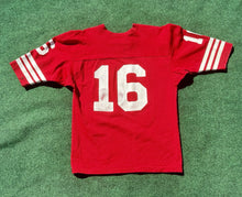 Load image into Gallery viewer, Vintage San Francisco 49ers #16 Joe Montana Champion Jersey Men's Large 90s
