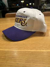 Load image into Gallery viewer, Vtg Los Angeles Lakers Sports Specialties Snapback Hat NBA Script The Twill LA