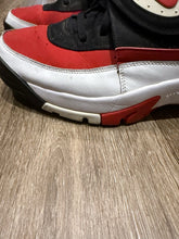 Load image into Gallery viewer, Nike Air Mission White Black Fire Red Junior Seau NFL Turf Size 13 Vintage