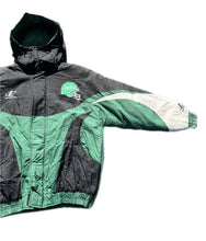 Load image into Gallery viewer, Vintage 90s New York Jets NFL Full Zip Hooded Jacket Size L Large Logo Athletic