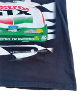 Load image into Gallery viewer, John Force 1997  Untouchable  7 Time Champion black t-shirt, Large short sleeve