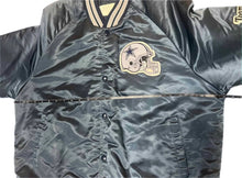 Load image into Gallery viewer, VINTAGE Dallas Cowboys Men Jacket Large Blue Satin Chalk Line 90s Varsity USA