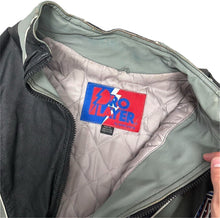 Load image into Gallery viewer, Vintage NFL Pro Player Daniel Young Oakland Raiders Embroidered Leather Jacket
