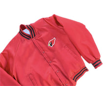 Load image into Gallery viewer, Arizona Cardinals Vintage Chalk Line NFL Red Satin Varsity Jacket Size L Large