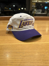 Load image into Gallery viewer, Vtg Los Angeles Lakers Sports Specialties Snapback Hat NBA Script The Twill LA