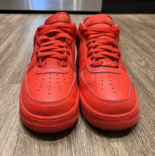 Load image into Gallery viewer, Nike Air Force 1 Low 07 LV8 University Red Men’s Size 11.5 Triple Red CW6999-600