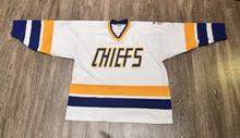 Load image into Gallery viewer, Vintage 90s Athletic Knit Charlestown Chiefs Jeff Hanson Jersey Men's XL