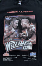 Load image into Gallery viewer, Vintage 2012 WWE Wrestlemania XXVIII Shirt 28 John Cena The Rock T Shirt Medium