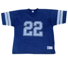 Load image into Gallery viewer, Vintage Dallas Cowboys Emmitt Smith #22 Logo 7 Jersey XL 50-52 USA