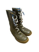 Load image into Gallery viewer, Vintage 1966 Bristol Thermoboot 100% Rubber Winter Boots Waterproof Green Sz 8