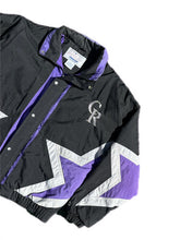 Load image into Gallery viewer, Vintage Starter Black Colorado Rockies MLB Full Zip  Puffer Jacket M Medium Rare
