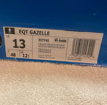 Load image into Gallery viewer, Adidas EQT Gazelle Core Black 2019 Size 13