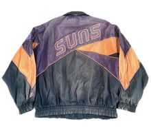 Load image into Gallery viewer, Vintage 90s Phoenix Suns Pro Player Zip Jacket Size XXL Mesh Barkley Coat EUC