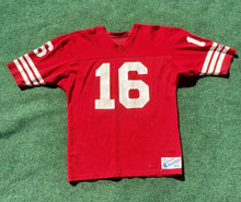 Load image into Gallery viewer, Vintage San Francisco 49ers #16 Joe Montana Champion Jersey Men's Large 90s